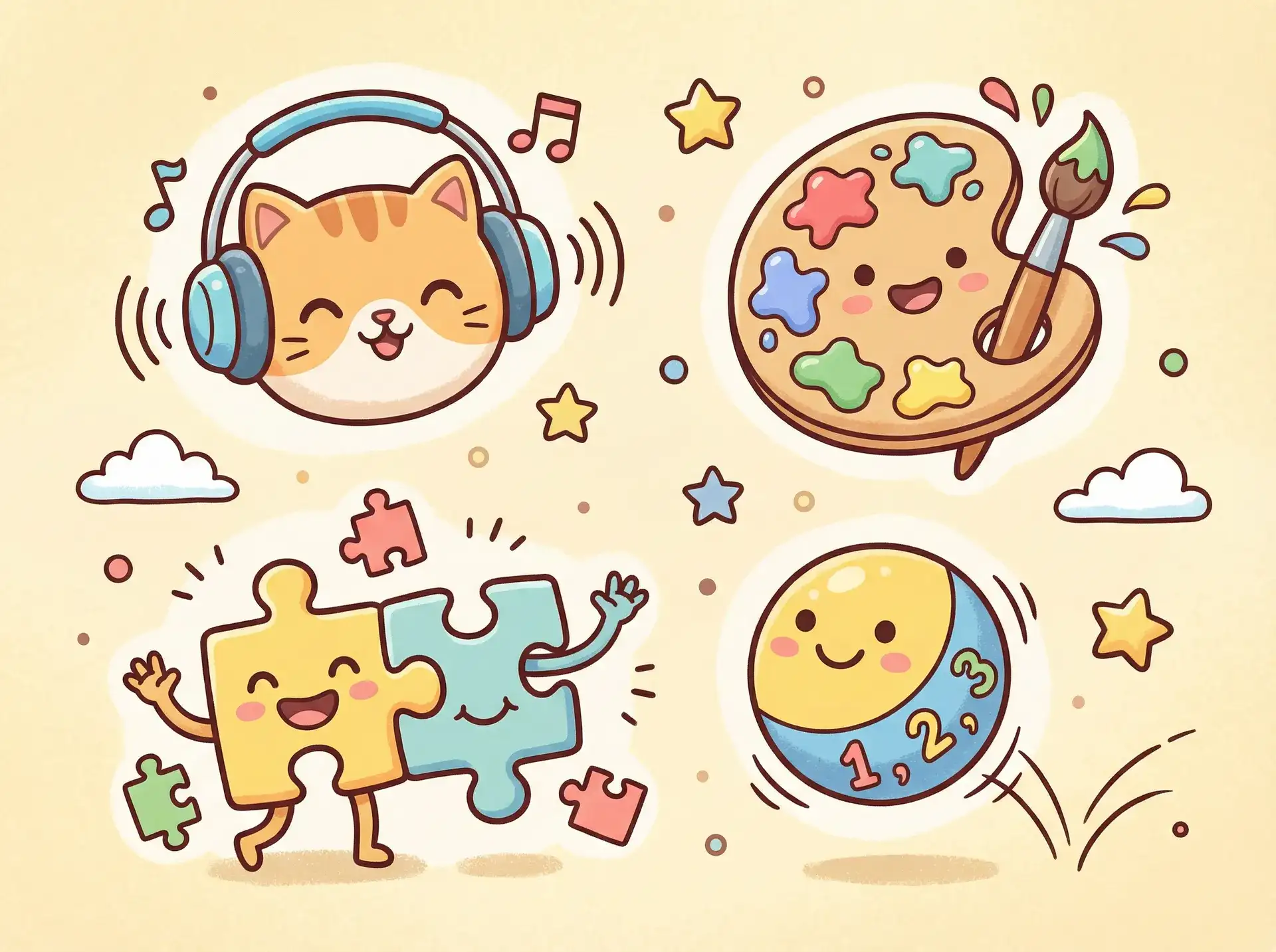 小朋友的手工作品 - 艳照门 益智创作